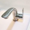 Brushed Stainless Steel Faucet Bathroom Mixer Tap