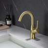 Modern Vessel Sink Mixer Tap with Brass Basin Faucet