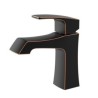 Brass Square Bathroom Faucet with Modern Basin Mixer Tap