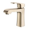 Brass Square Bathroom Faucet with Modern Basin Mixer Tap