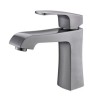 Brass Square Bathroom Faucet with Modern Basin Mixer Tap