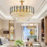 Living Room Dining Room Modern Simple Circular Chandelier Glass Pendant Light