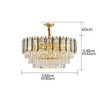 Living Room Dining Room Modern Simple Circular Chandelier Glass Pendant Light