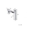 Modern Deck Mount Bathroom Sink Tap with Swivel Basin