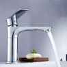 Liftable Chrome Basin Faucet Bathroom Sink Tap