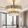 Living Room Dining Room Modern Simple Circular Chandelier Glass Pendant Light