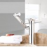 Modern Chrome Sink Tap with Swivel Basin Faucet