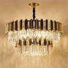 Living Room Dining Room Modern Simple Circular Chandelier Glass Pendant Light