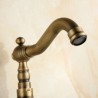 Single Hole Single Handle Antique Brushed Finish Brass Sink Faucet