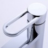 Traditional Chrome Bathroom Sink Tap Modern Round Basin Faucet