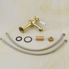 Single Hole Single Handle Gold Ti-PVD Bathroom Sink Faucet Modern Sink Tap