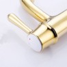 Modern Gold Basin Faucet Ti-PVD Bathroom Sink Mixer Tap