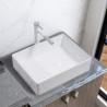 Ceramics Rectangular Clothes Washing Basin With Washboard