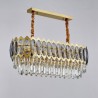 Living Room Dining Room Modern Minimalist Oval Chandelier Glass Pendant Light