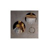 Bathroom Shower Mixer Shower Head + Hand Shower Faucet Set in Antique Brass