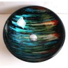 Colorful Round Tempered Glass Sink in Modern Fashion (Faucet Not Included)