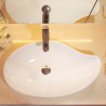 Ceramic Wash Basin Lavatory Countertop Basin with a Distinctive Shape