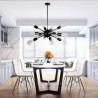 Iron Pendant Lamp Bedroom Living Room Modern Simple Satellite Pendant Light