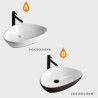 Nordic Ceramic Wash Basin in Triangle Shape for Home Countertop