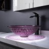 Round Glass Wash Basin Bathroom Countertop Sink Coloring