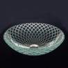 Simple Tempered Glass Round Sink Modern Bathroom Sink