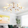 Modern Solid Wood Lighting Bedroom Living Room Nordic LED Pendant Light