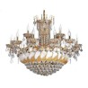 Dining Room Hotel Large Luxury Crystal Chandelier European Gold Ceiling Light