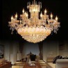 Dining Room Hotel Large Luxury Crystal Chandelier European Gold Ceiling Light