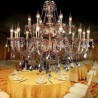 Amber Living Room Bedroom European Crystal Chandelier Elegant Large Pendant Light