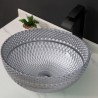 Bathroom Sinks Round Glass Basin Countertop Wash Basin With Tap