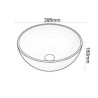 Bathroom Sinks Round Glass Basin Countertop Wash Basin With Tap