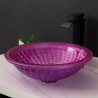 For Hotel Luxury Vessel Sink Bathroom Crystal Glass Wash Basin