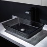 Rectangular Glass Lavatory Bath Sink