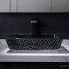 Rectangular Glass Lavatory Bath Sink