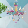 Bedroom Living Room Children Room European Colorful Crystal Chandelier Macaron Pendant Light