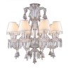 Bedroom Living Room Study Classic European Crystal Chandelier Ring Bells Pendant Light