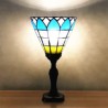 Colored Glass European Table Lamp For Living Room Dining Room