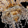 Bedroom Living Room European Style Gold Crystal Chandelier Pendant Light