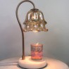 Melting Wax Table Lamp with Marble Base Luxury Aromatherapy Lamp