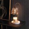 Melting Wax Table Lamp with Marble Base Luxury Aromatherapy Lamp