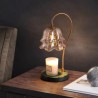 Melting Wax Table Lamp with Marble Base Luxury Aromatherapy Lamp