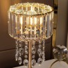 Decorative Nightstand Lamp With Elegant Shade For Bedroom Crystal Bedside Table Lamp