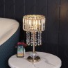 Decorative Nightstand Lamp With Elegant Shade For Bedroom Crystal Bedside Table Lamp