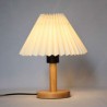 Vintage Nightstand Reading Lamp For Bedroom Living Room Office Modern Bedside Lamp Wood Texture