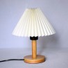 Vintage Nightstand Reading Lamp For Bedroom Living Room Office Modern Bedside Lamp Wood Texture