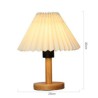 Vintage Nightstand Reading Lamp For Bedroom Living Room Office Modern Bedside Lamp Wood Texture