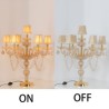 For Bedroom, Elegant Modern Crystal Chandelier Nightstand Table Lamp