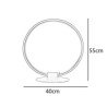 LED Nightstand Lamp for Bedroom Modern Circle Table Lamp