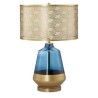 Creative Hollow Out Gold Lamphade Study Bedside Reading Lamp Modern Table Lamp