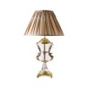 Bedroom Study Desk Reading Light Crystal Table Lamp Fabric Lamp Shade